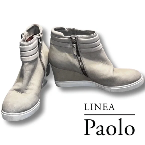 Linea Paolo Gray Booties Women's Size 8.5M - Picture 3 of 15